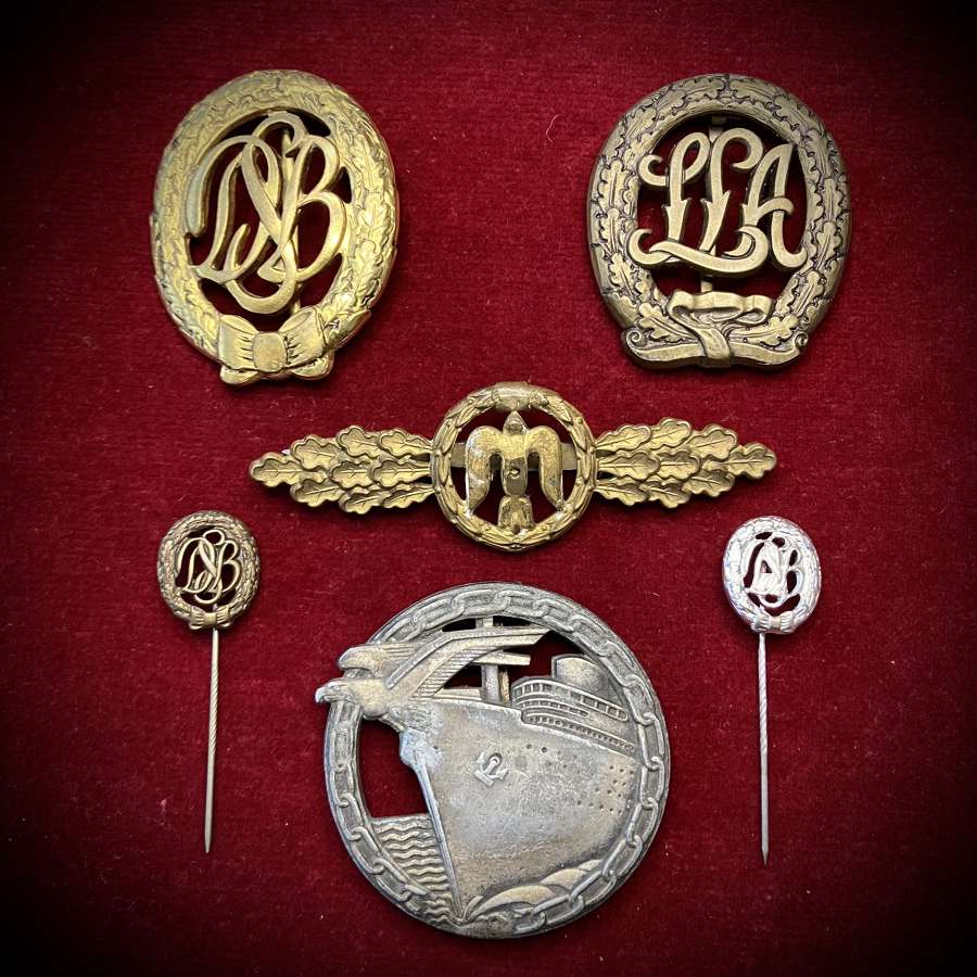 Denazified Badges and Medals 1957
