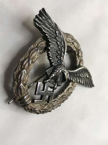 Luftwaffe Pilots Badge by BWS