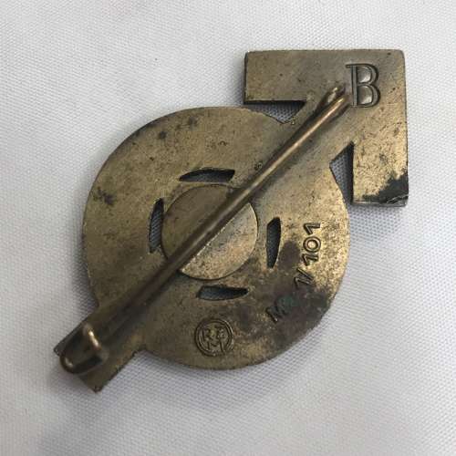 Bronze Hitler Youth Proficiency Badge Gustav Brehmer
