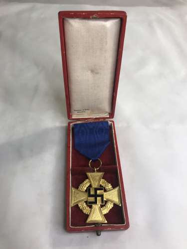 German Cased 40 Year Civil Service Award Deschler & Sohn München