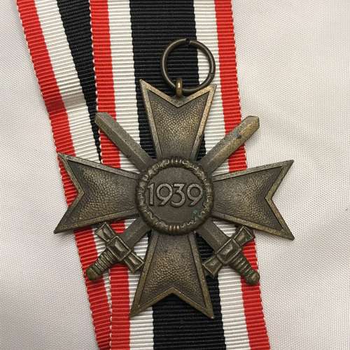 German WWII War Merit Cross with Swords maker number 7 Paul Meybauer