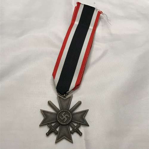 German WWII War Merit Cross with Swords maker number 7 Paul Meybauer