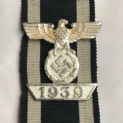 Bar to the Iron Cross 1939 2nd Class Repeat Spange