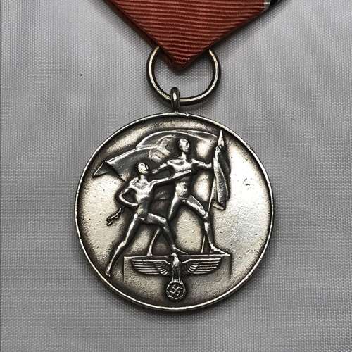 March 1938 Medal März 1938 Anschluss Medal