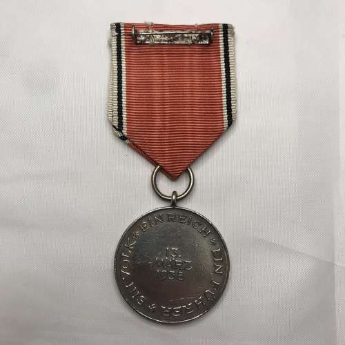 March 1938 Medal März 1938 Anschluss Medal