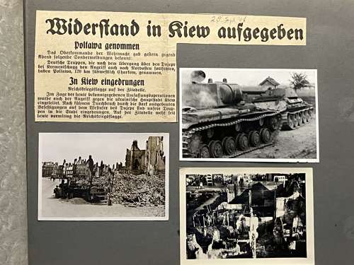 German WWII Russian Front Photo Album