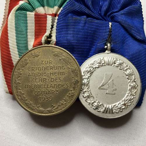 Heimkehr Das Memellandes Medal Bar