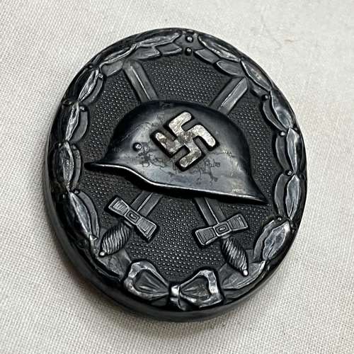 German Black Wound Badge Rudolf Wächtler u. Lange