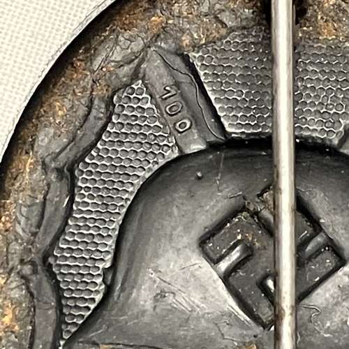 German Black Wound Badge Rudolf Wächtler u. Lange