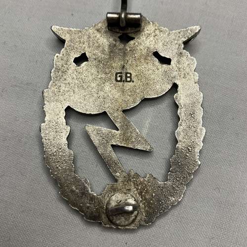 Luftwaffe Ground Assault Badge Gustav Brehmer