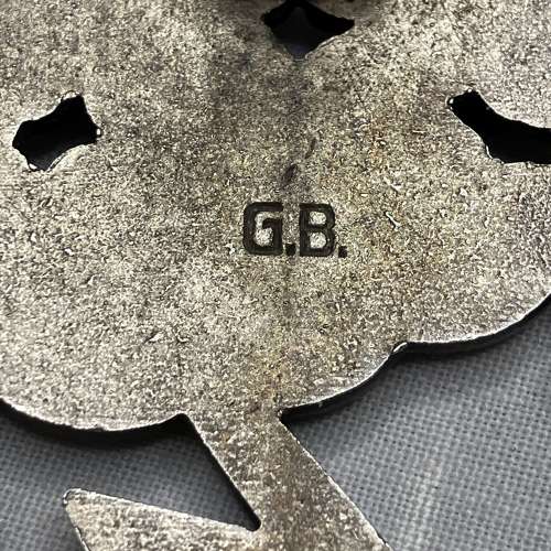 Luftwaffe Ground Assault Badge Gustav Brehmer