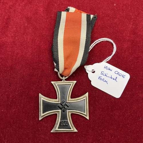 Iron Cross Schinkel Form Mint Condition