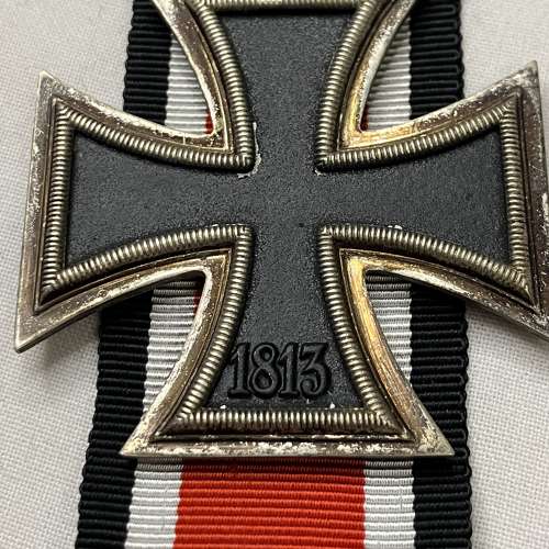 Iron Cross 2nd Unmarked E F Weidmann 19