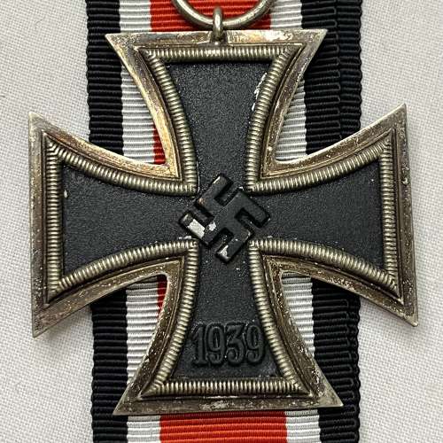 Iron Cross 2nd Unmarked E F Weidmann 19
