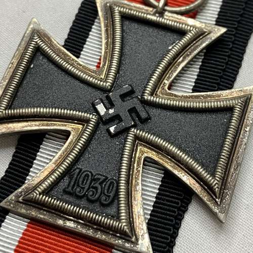 Iron Cross 2nd Unmarked E F Weidmann 19
