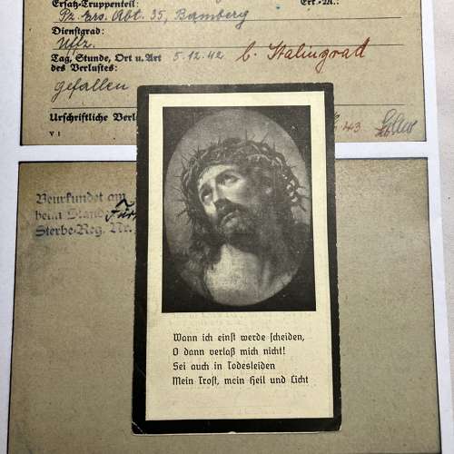 Stalingrad Death Card Pz Rgt 36