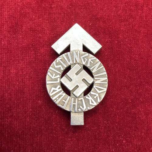 Hitler Youth Proficiency Badge Karl Wurster
