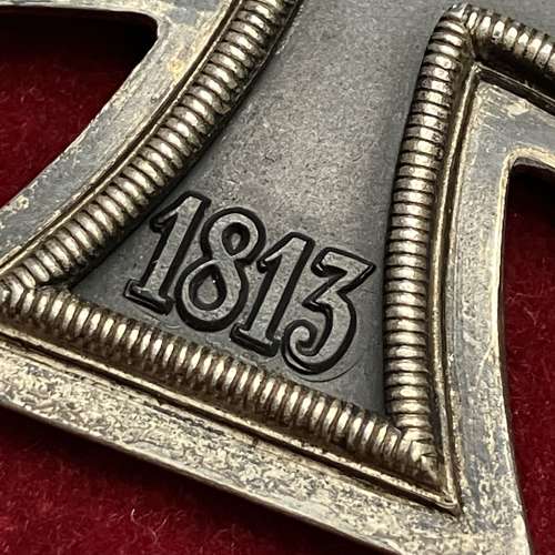 Iron Cross 2nd Class rare squirrel marking