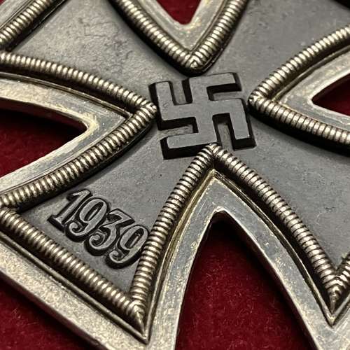 Iron Cross 2nd Class rare squirrel marking