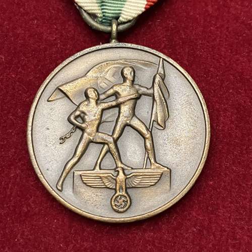 Memelland Medal January 1939