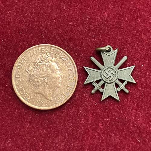 Miniature KVK Medal War Merit Cross with Swords