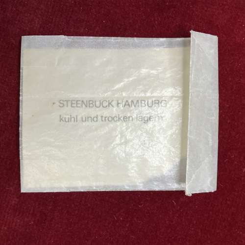 Unissued German WW2 Helmet Decal Steenbuck Hamburg