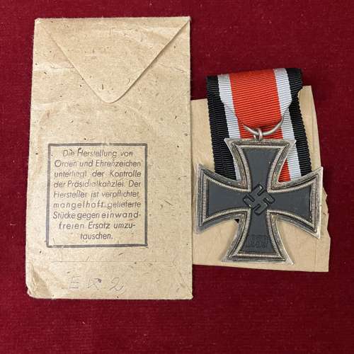 L/58 Rudolf Souval Vienna Iron Cross 2nd Class