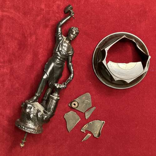 U-boat German “Arbeiter” Spelter Statue Figurine