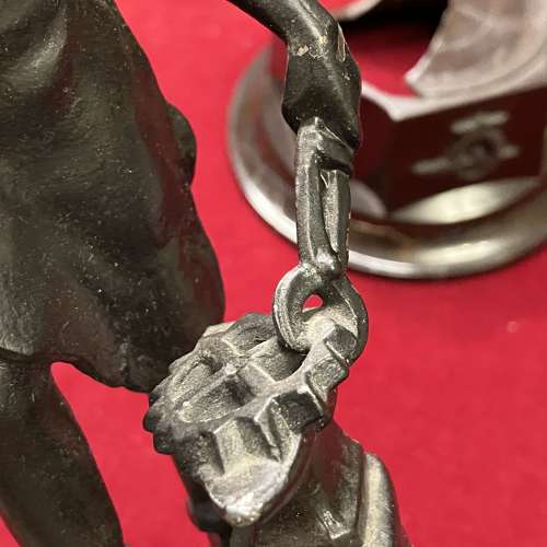 U-boat German “Arbeiter” Spelter Statue Figurine