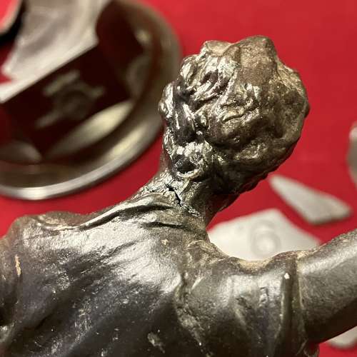 U-boat German “Arbeiter” Spelter Statue Figurine