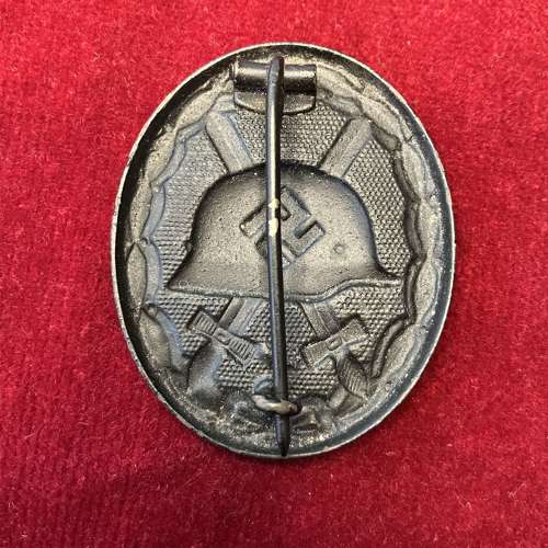 Black Wound Badge WW2