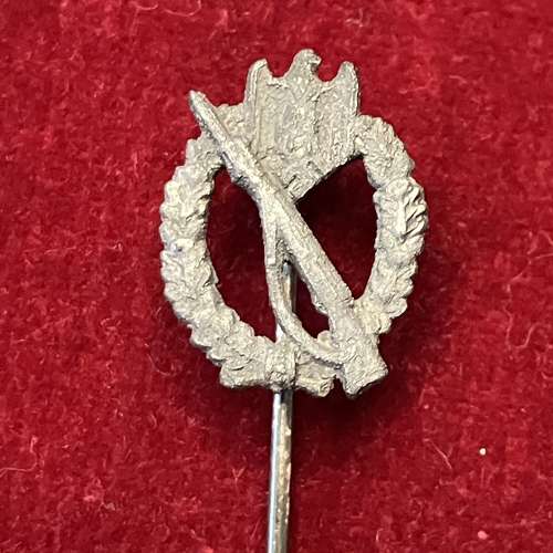 German infantry assault badge stickpin
