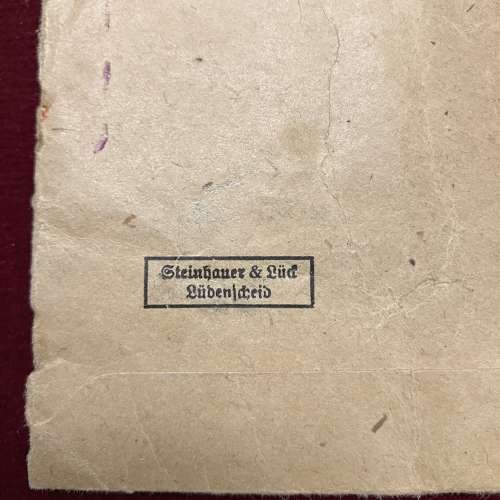 Mothers Cross in Bronze with packet of issue S&L