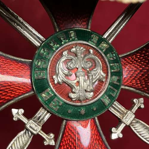 German Medal Bar with Bulgarian Merit Medal
