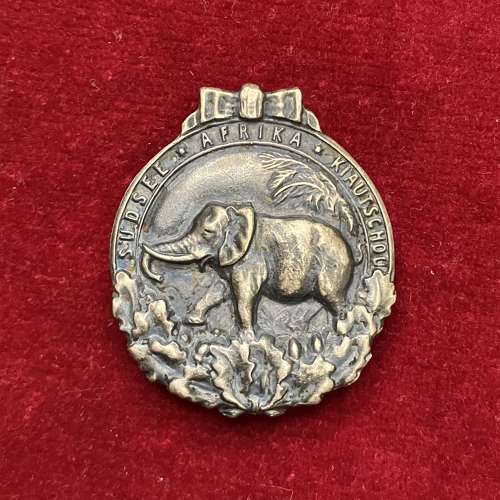 German Elephant Order Colonial Badge South Africa