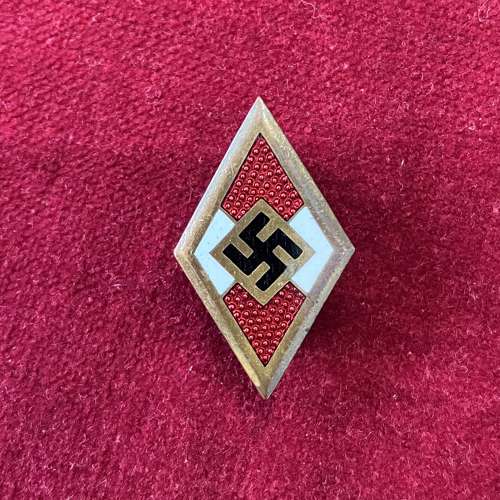 Golden Hitler Youth Badge