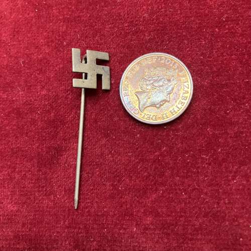 Static Swastika Supporters Pin