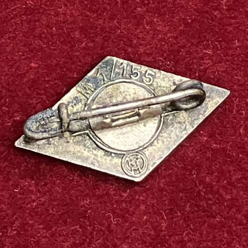Hitler Youth Badge M1/155
