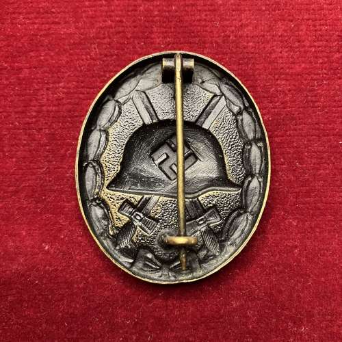German Black Wound Badge ‘Chaos Pattern’