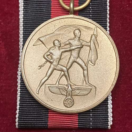 Rare L/13 Sudetenland Medal