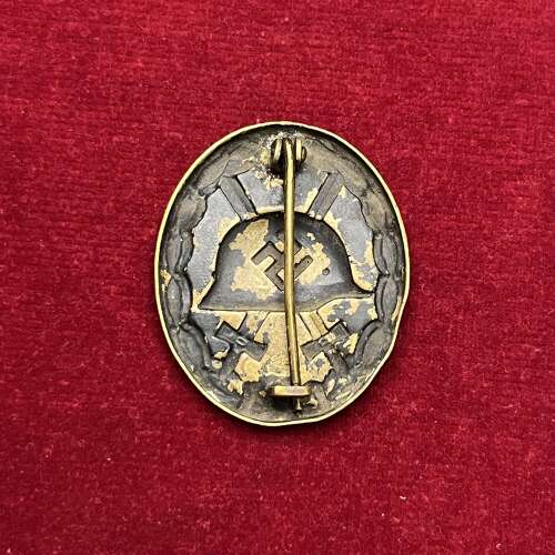Black Wound Badge WW2