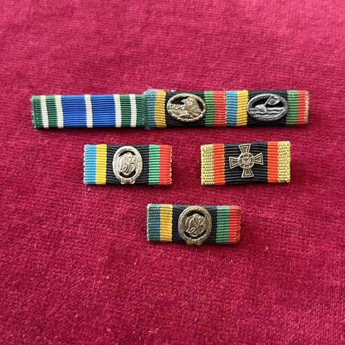 Selection of German Bundeswehr Ribbon Bars
