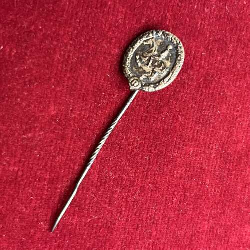 German Riders Badge Pin in Silver Grade