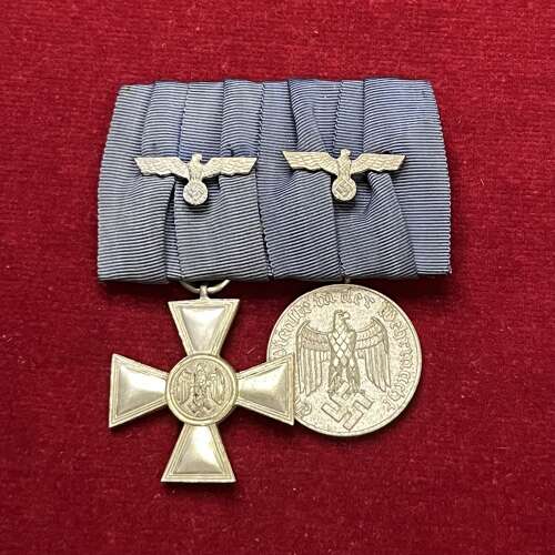 German Medal Bar 18 years service