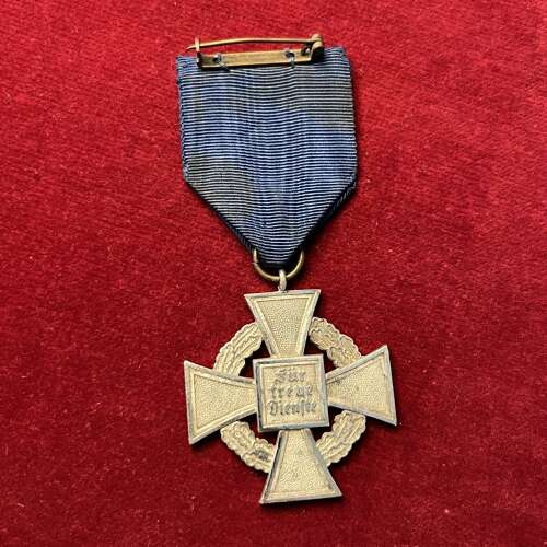 Paul Meybauer 25 Year Service Cross
