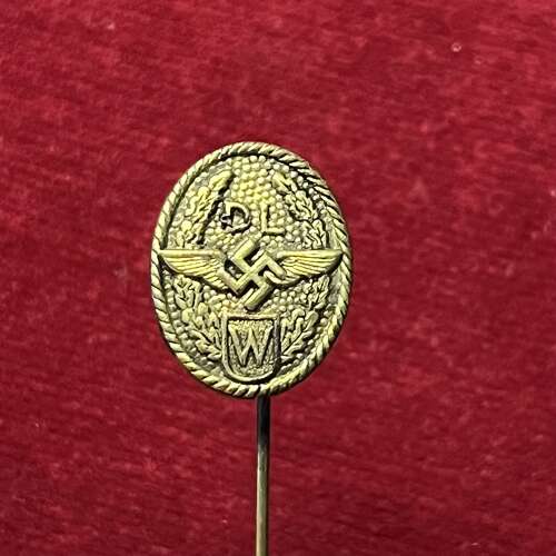 German Air Travel Association Badge DLW