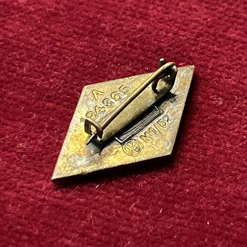 Hitler Youth Badge Gold